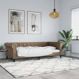 vidaXL Slaapbank met matras 90x200 cm kunstleer zwart