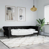 vidaXL Slaapbank met matras 90x200 cm kunstleer zwart