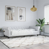 vidaXL Slaapbank met matras 90x200 cm kunstleer zwart