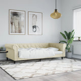 vidaXL Slaapbank met matras 90x200 cm kunstleer zwart