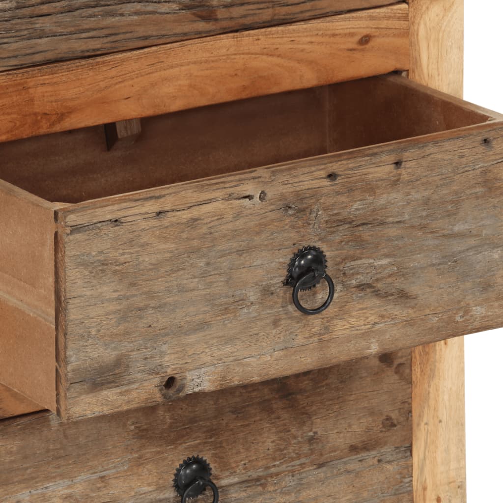 vidaXL Sideboard 60x33x75 cm solid acacia wood and reclaimed wood