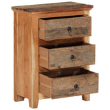 vidaXL Sideboard 60x33x75 cm solid acacia wood and reclaimed wood
