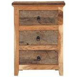 vidaXL Sideboard 60x33x75 cm solid acacia wood and reclaimed wood