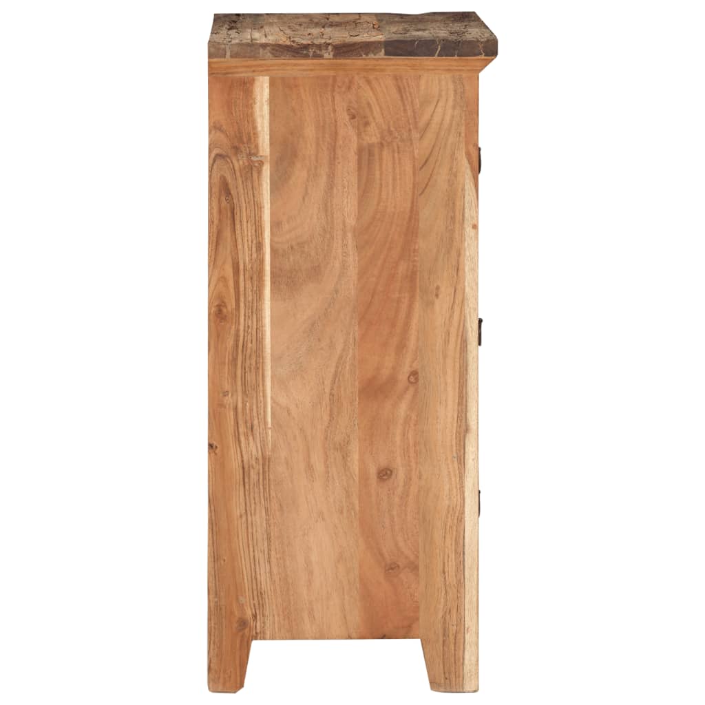 vidaXL Sideboard 60x33x75 cm solid acacia wood and reclaimed wood