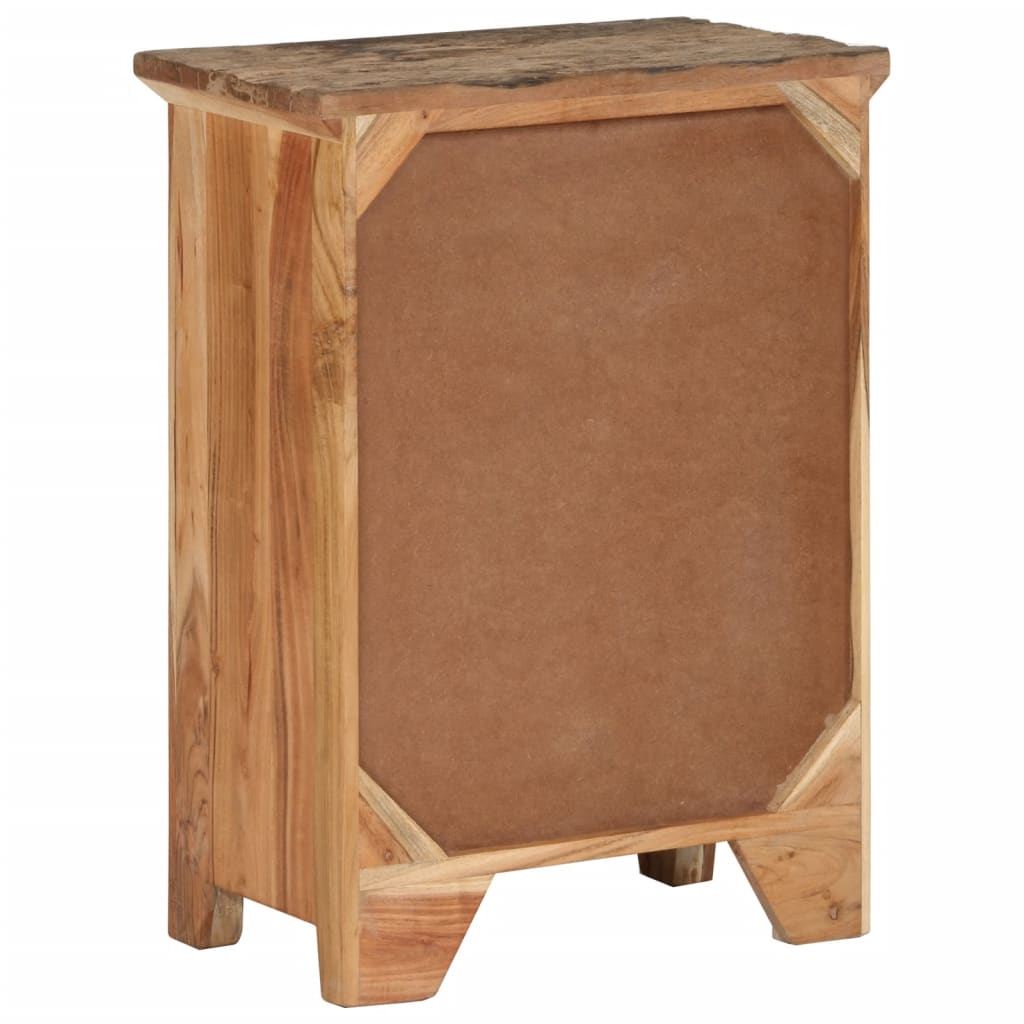 vidaXL Sideboard 60x33x75 cm solid acacia wood and reclaimed wood