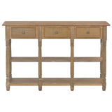 vidaXL Wandtafel 110x30x76 cm bewerkt hout zwart