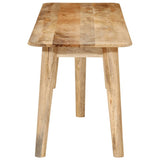 vidaXL Bankje 160x40x45 cm massief mangohout
