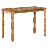 vidaXL Eettafel 160x80x76 cm massief gerecycled hout