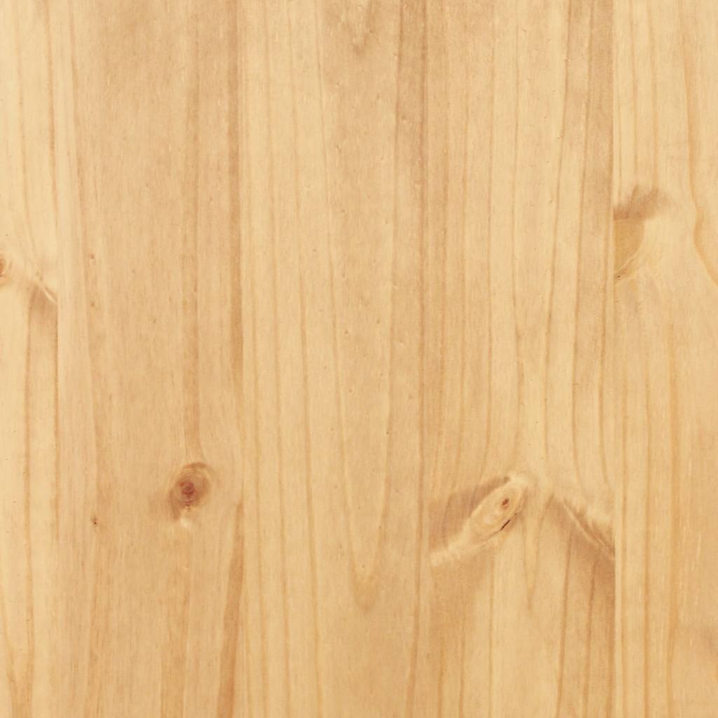 vidaXL Dressoir "Corona" Bruin 112x44x78 cm Massief Hout Mexicaans Dennenhout