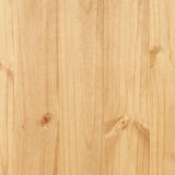 vidaXL Dressoir "Corona" Bruin 112x44x78 cm Massief Hout Mexicaans Dennenhout
