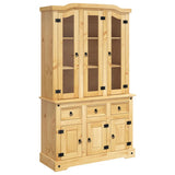 vidaXL Tall cabinet Corona 112x43x196 cm Mexican pine brown