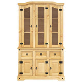 vidaXL Tall cabinet Corona 112x43x196 cm Mexican pine brown