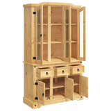 vidaXL Tall cabinet Corona 112x43x196 cm Mexican pine brown