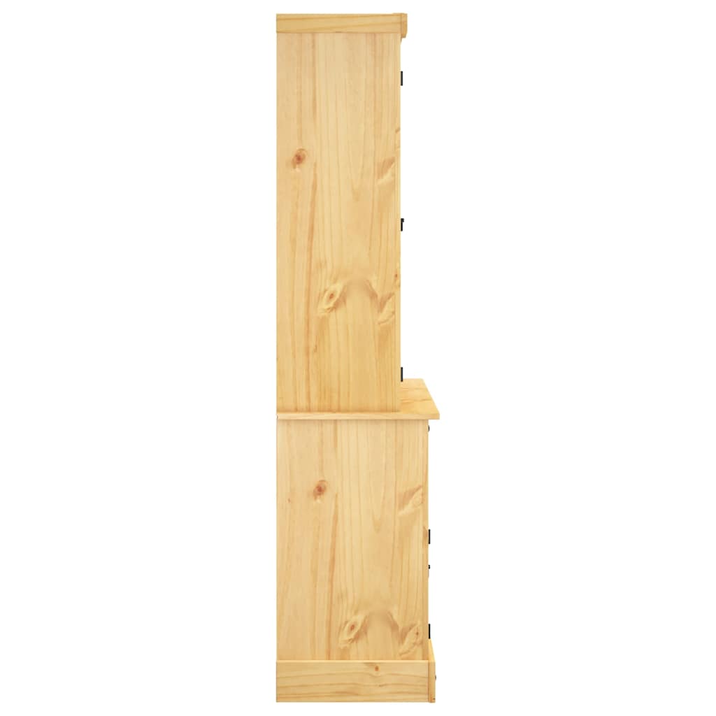 vidaXL Tall cabinet Corona 112x43x196 cm Mexican pine brown