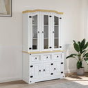 vidaXL Tall cabinet Corona 112x43x196 cm Mexican pine brown