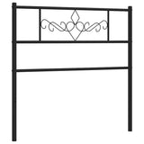 vidaXL Replacement Headboard 75 cm Metal Black