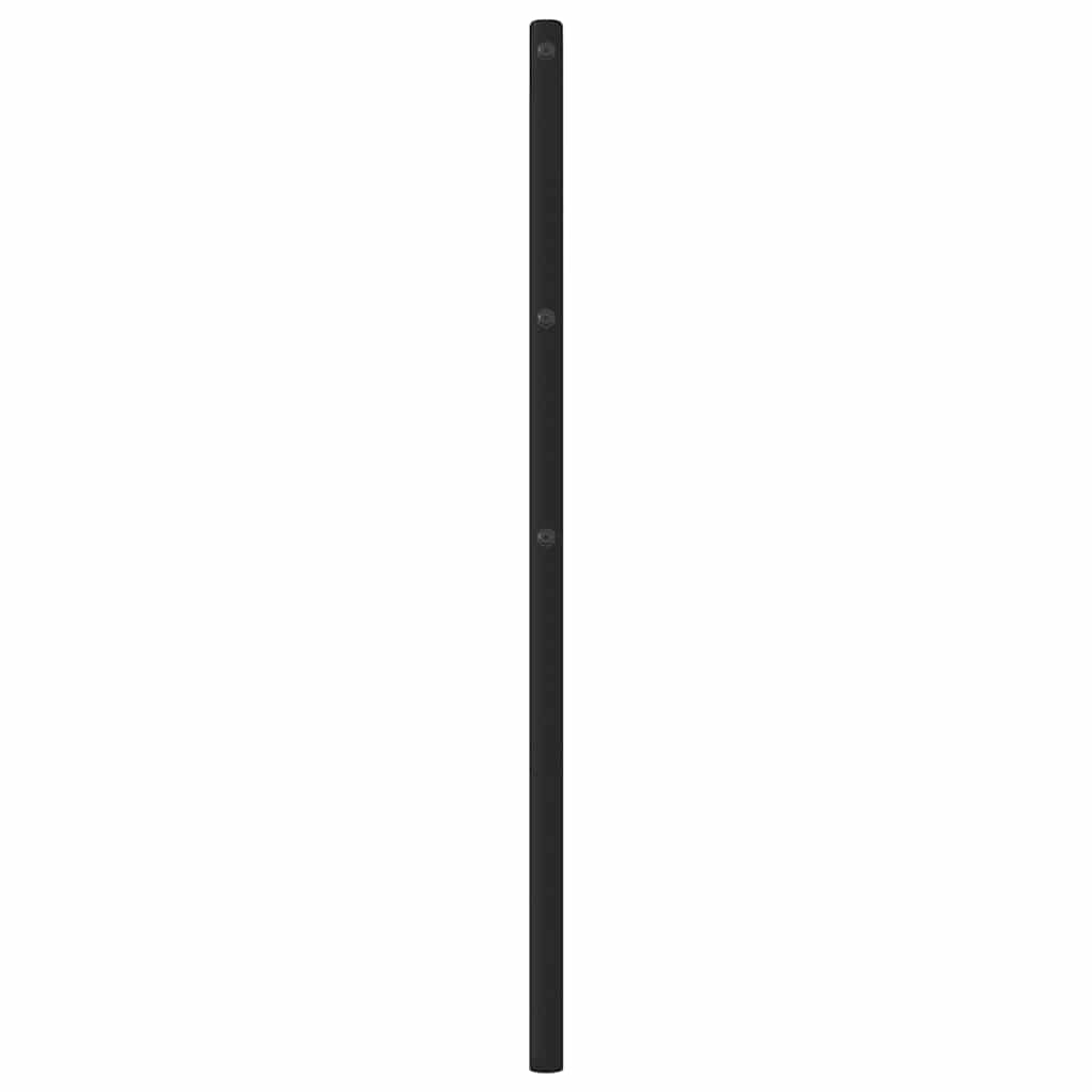 vidaXL Replacement Headboard 75 cm Metal Black