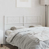 vidaXL Replacement Headboard 75 cm Metal Black