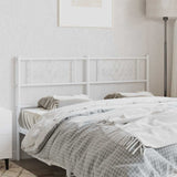 vidaXL Replacement Headboard 75 cm Metal Black