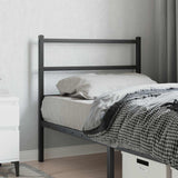 vidaXL Replacement Headboard 75 cm Metal Black