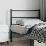 vidaXL Replacement Headboard 75 cm Metal Black