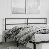 vidaXL Replacement Headboard 75 cm Metal Black