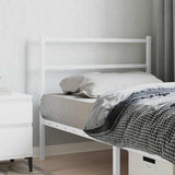 vidaXL Replacement Headboard 75 cm Metal Black