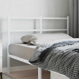 vidaXL Replacement Headboard 75 cm Metal Black