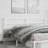 vidaXL Replacement Headboard 75 cm Metal Black