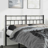 vidaXL Replacement Headboard 75 cm Metal Black