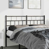 vidaXL Replacement Headboard 75 cm Metal Black