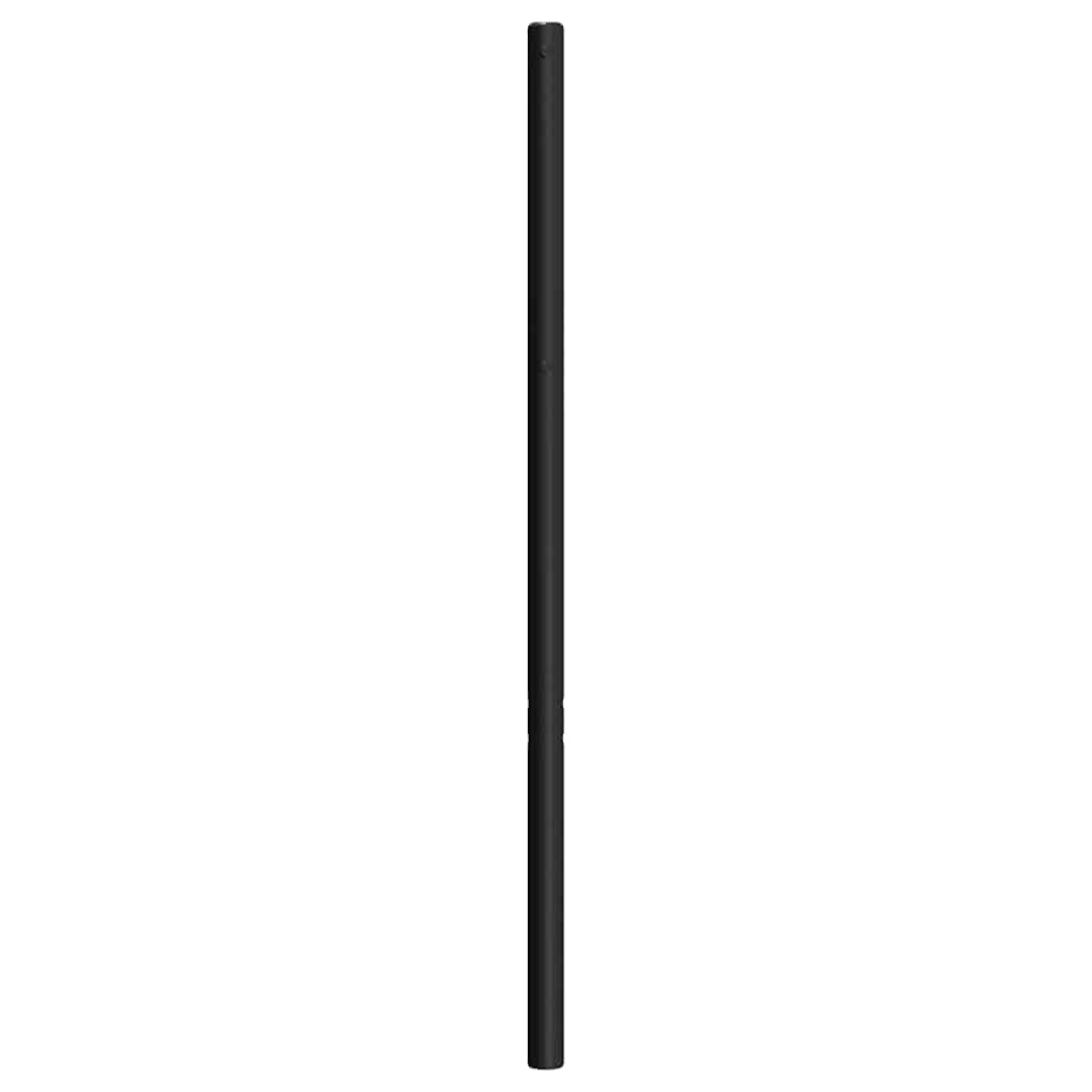 vidaXL Replacement Headboard 75 cm Metal Black