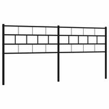 vidaXL Replacement Headboard 75 cm Metal Black