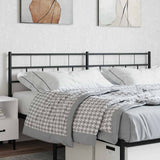 vidaXL Replacement Headboard 75 cm Metal Black
