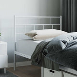 vidaXL Replacement Headboard 75 cm Metal Black