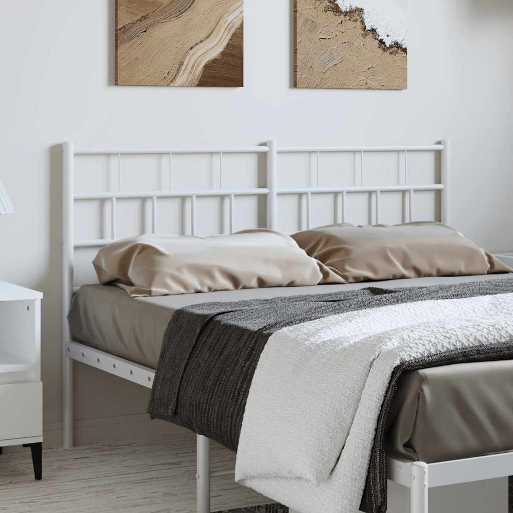 vidaXL Replacement Headboard 75 cm Metal Black