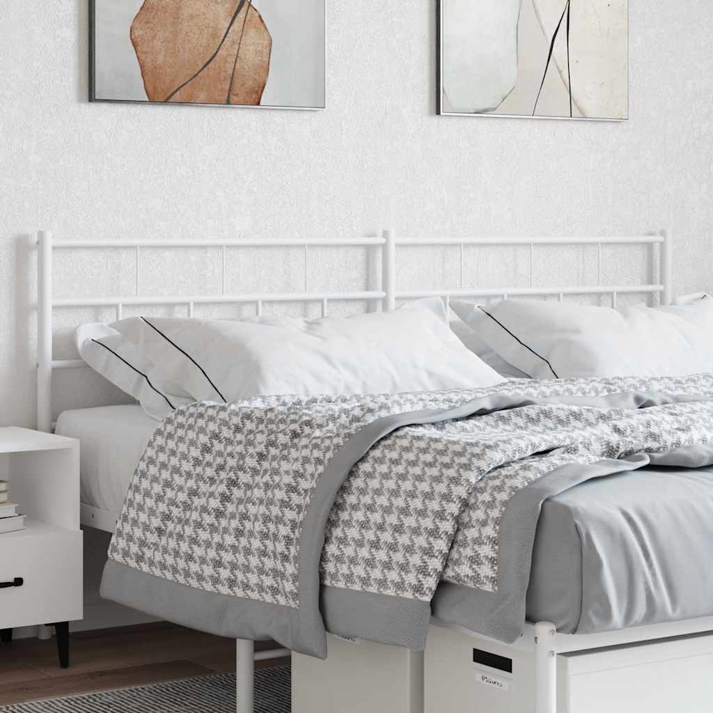 vidaXL Replacement Headboard 75 cm Metal Black
