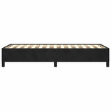 vidaXL Bedframe zonder matras king eenpersoons maat fluweel zwart