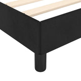 vidaXL Bedframe zonder matras king eenpersoons maat fluweel zwart