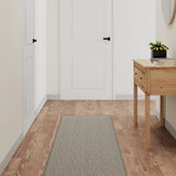 vidaXL Tapijtloper 50x100 cm sisal-look platina