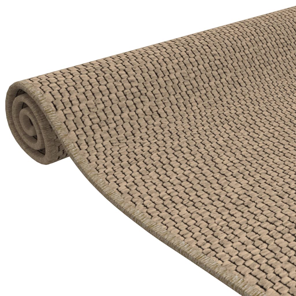 vidaXL Tapijtloper 50x100 cm sisal-look platina
