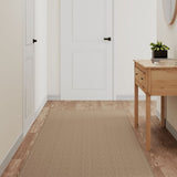 vidaXL Tapijtloper 50x100 cm sisal-look platina