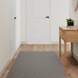 vidaXL Tapijtloper 60x180 cm antracietkleurig