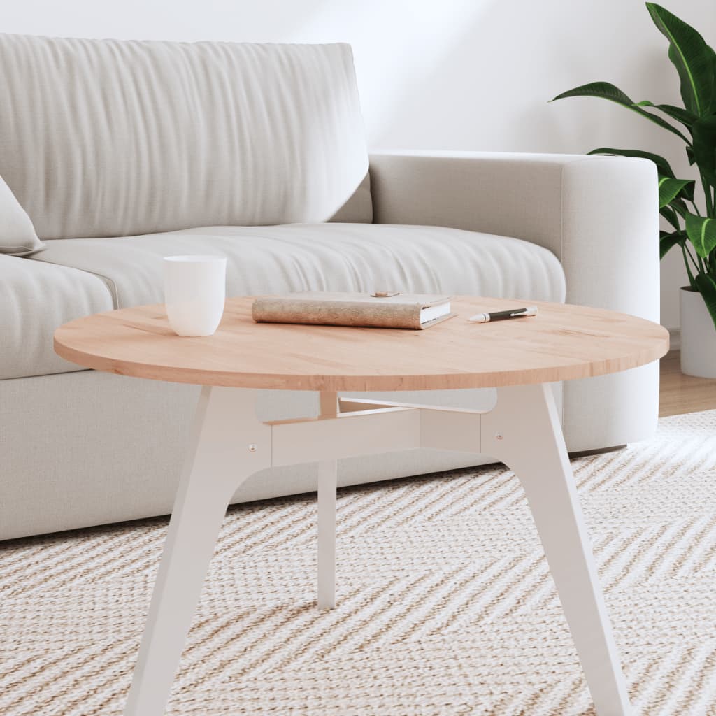 vidaXL Tafelblad rond Ø30x1,5 cm massief beukenhout