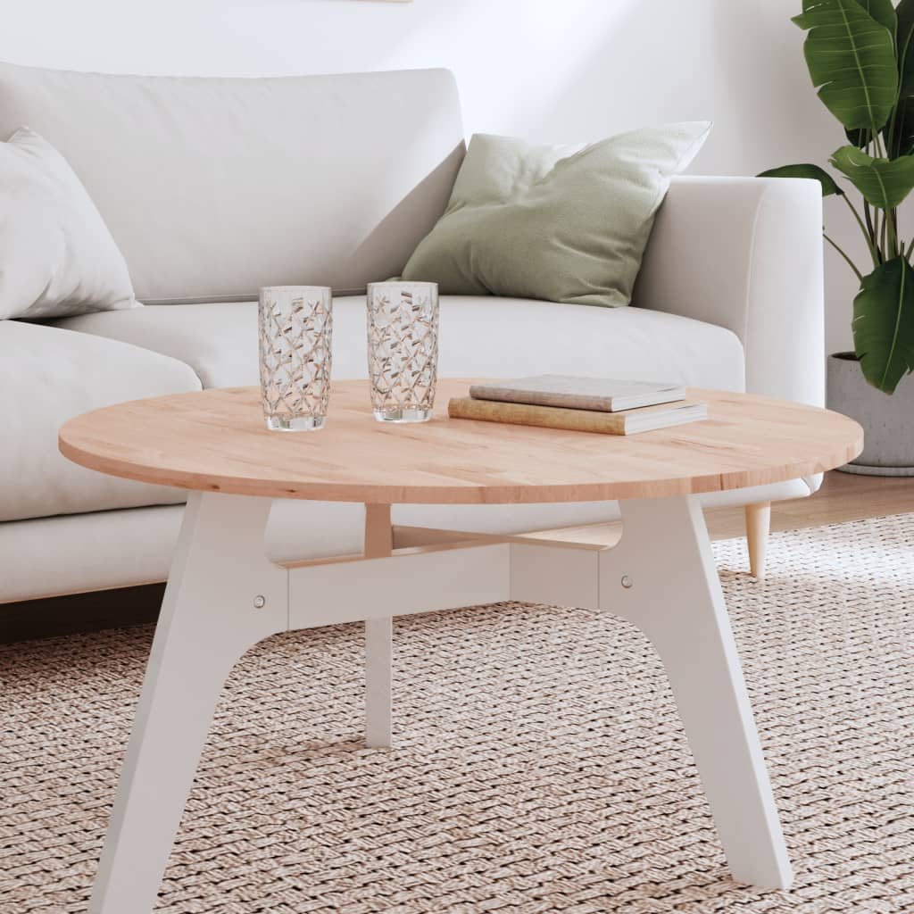 vidaXL Tafelblad rond Ø30x1,5 cm massief beukenhout