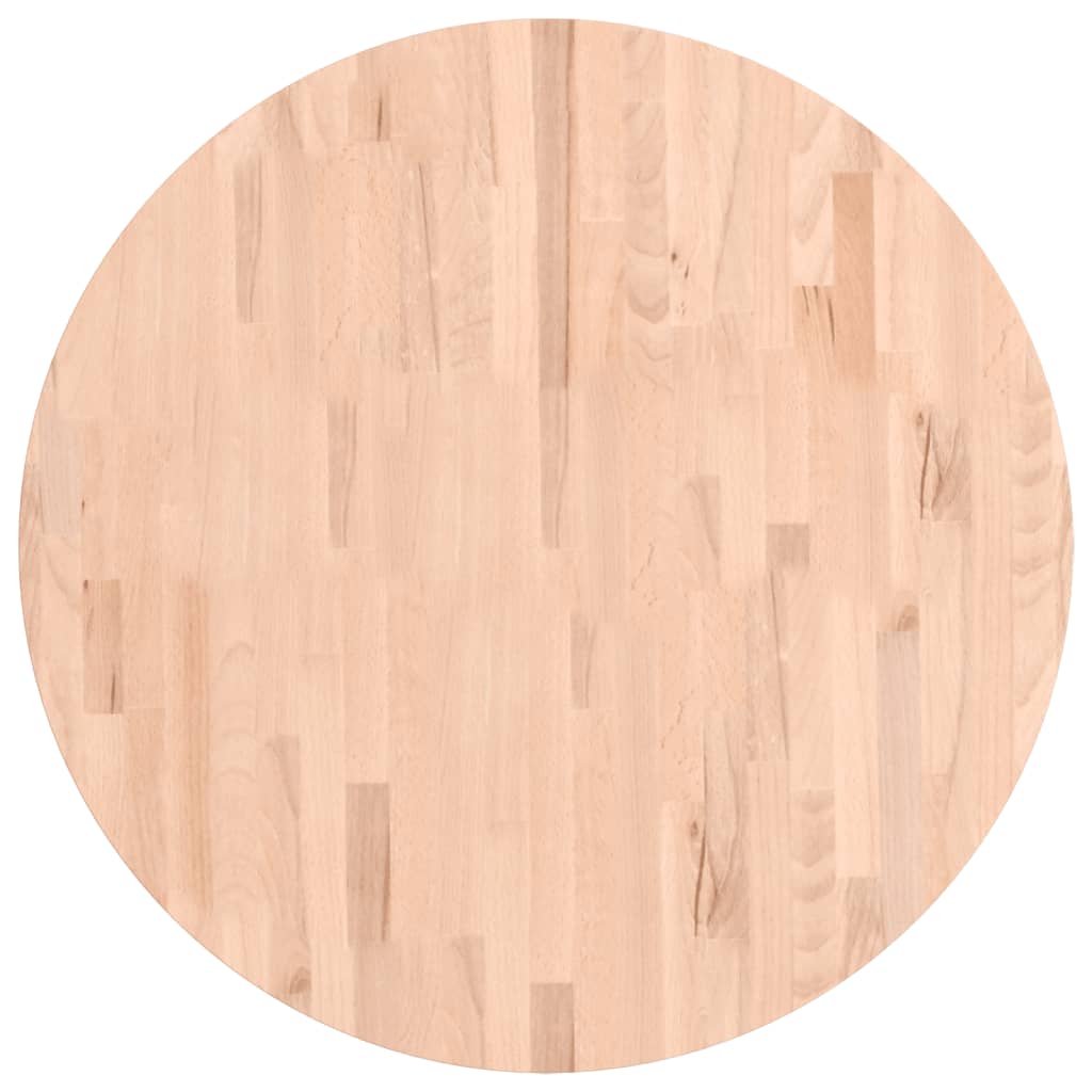 vidaXL Tafelblad rond Ø30x1,5 cm massief beukenhout