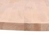 vidaXL Tafelblad rond Ø30x1,5 cm massief beukenhout