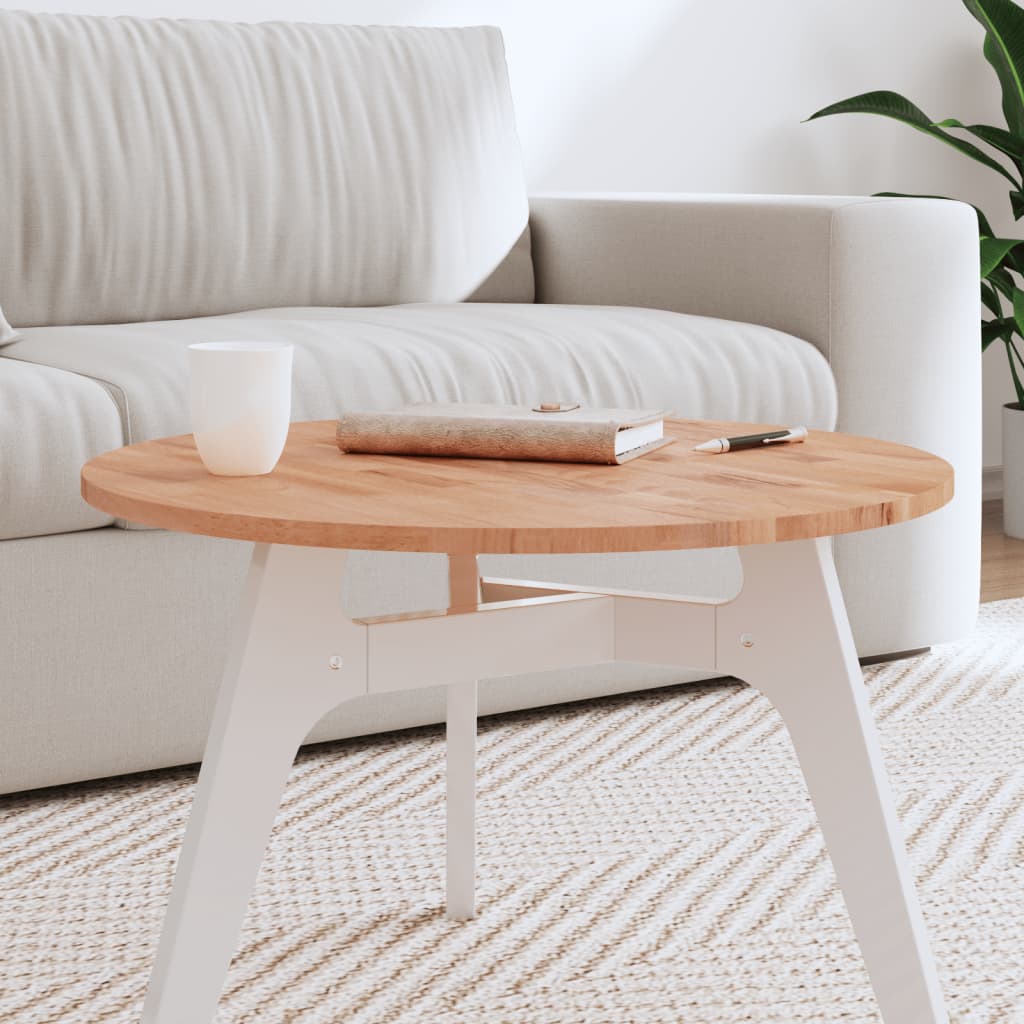 vidaXL Tafelblad rond Ø30x1,5 cm massief beukenhout