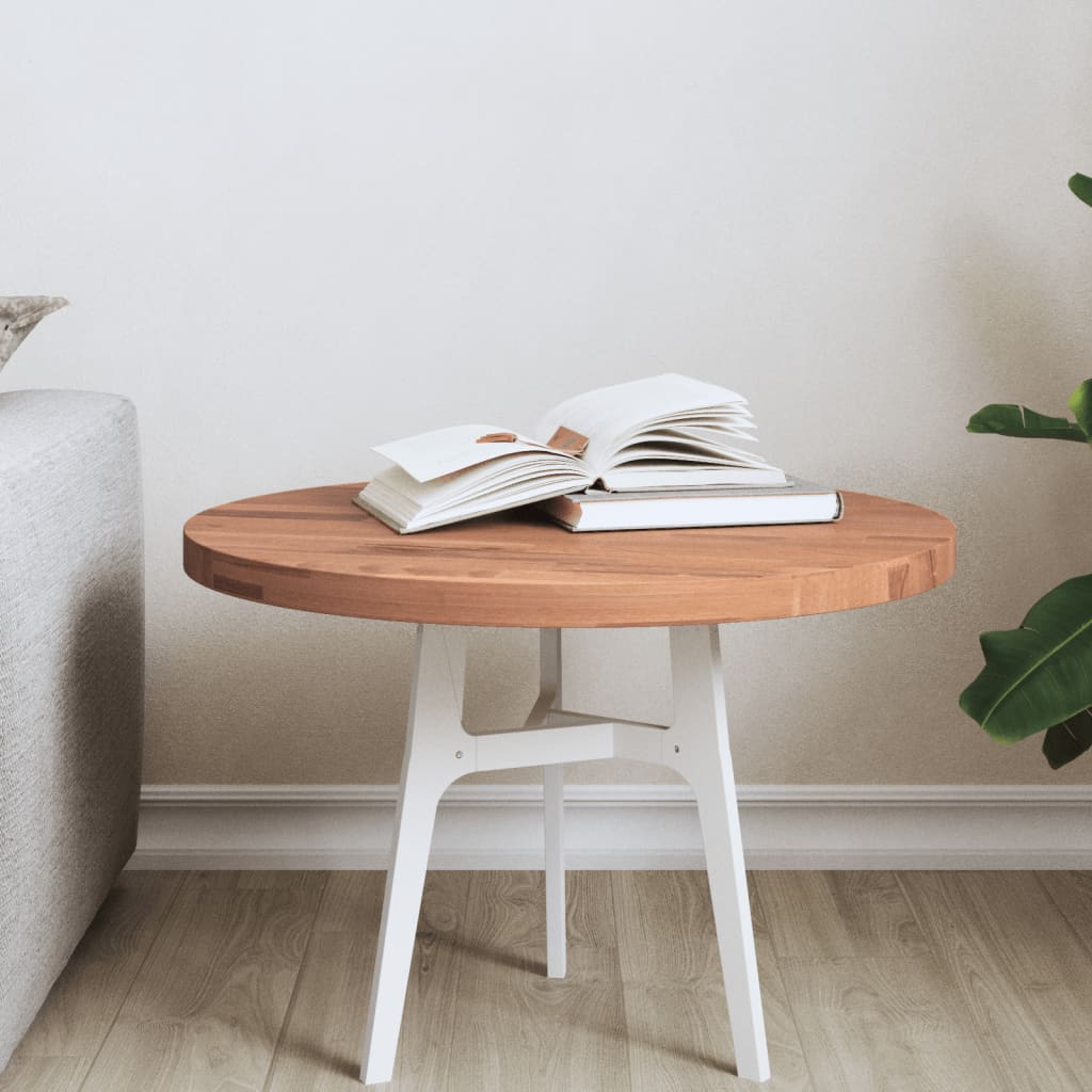 vidaXL Tafelblad rond Ø30x1,5 cm massief beukenhout