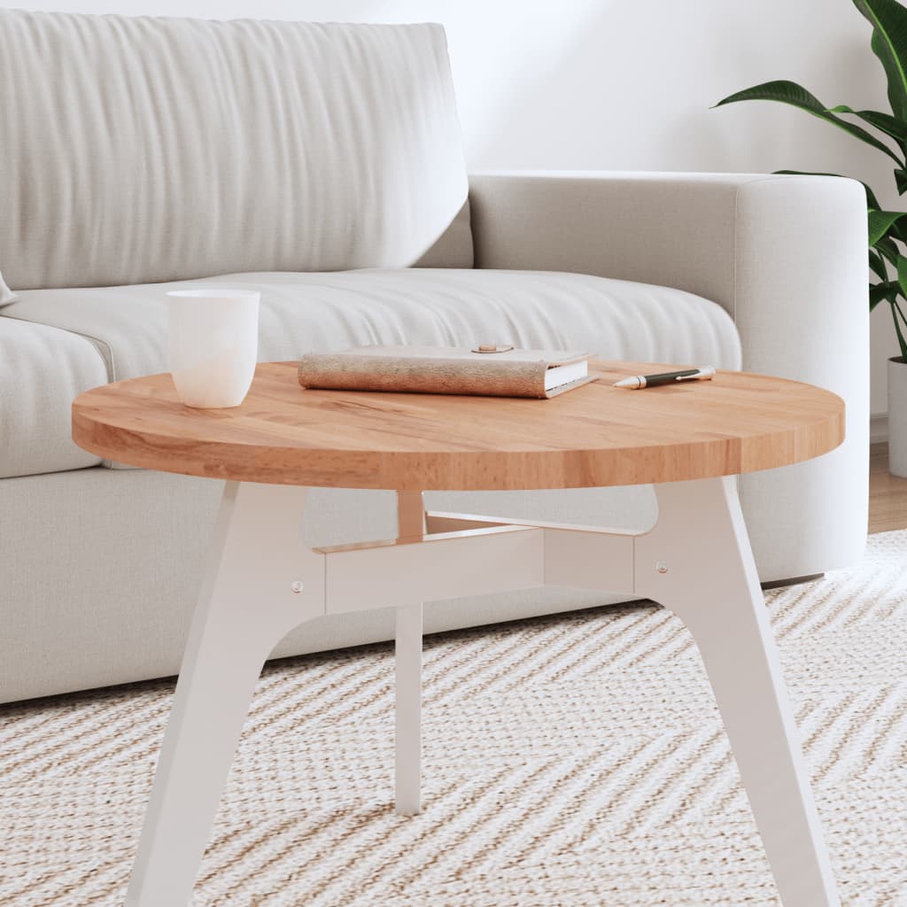vidaXL Tafelblad rond Ø30x1,5 cm massief beukenhout